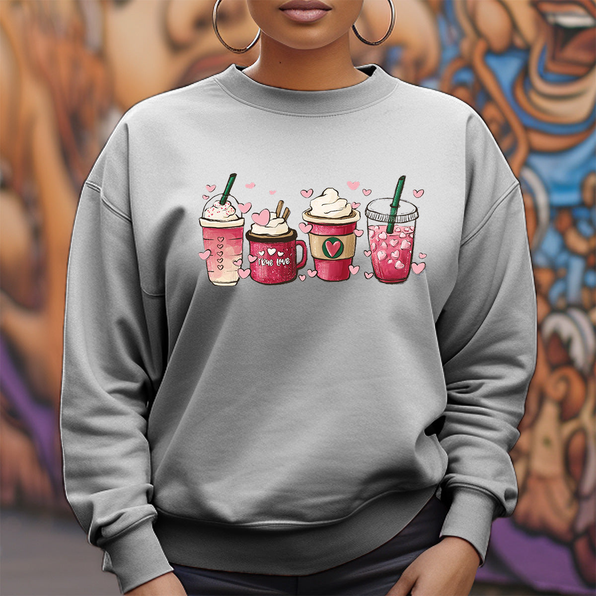 Valentine's Coffee Crewneck Sweatshirt