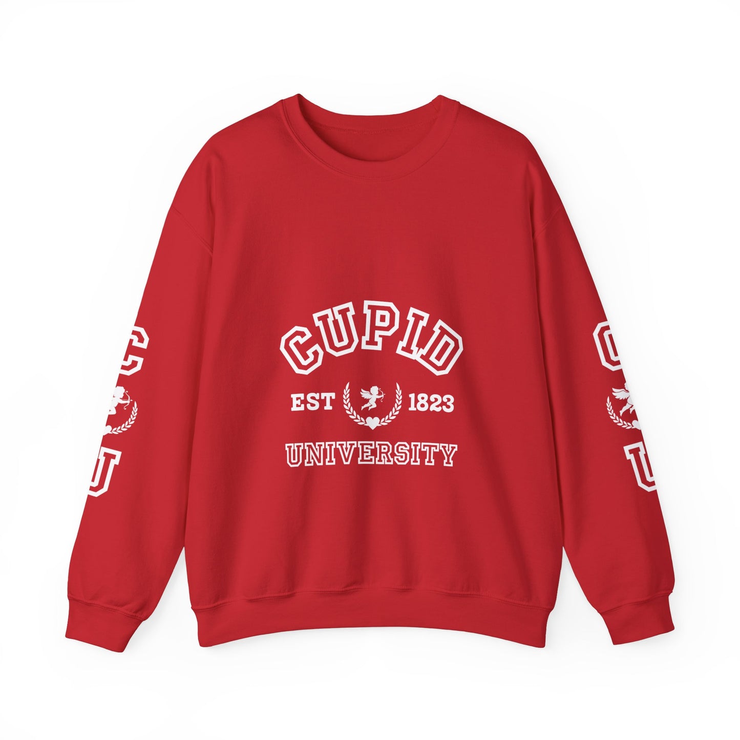 Cupid University Sweatshirt. Cute Valentine's Day gift, Great Birthday Gifts For Daughters, Great Congratulations Gifts, Great Fashion Gifts, Great Gifts For Daughters, Great Graduation Gifts For Daughter, Great Sweet 16 Gifts For Daughters, mother's day gifts, top 10 mother's day gift ideas, Sorority sister gift.