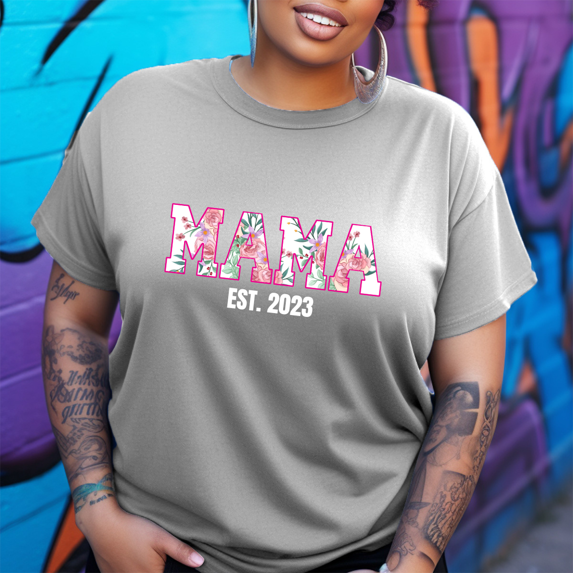 Personalized Mama Premium Short Sleeve T-Shirt