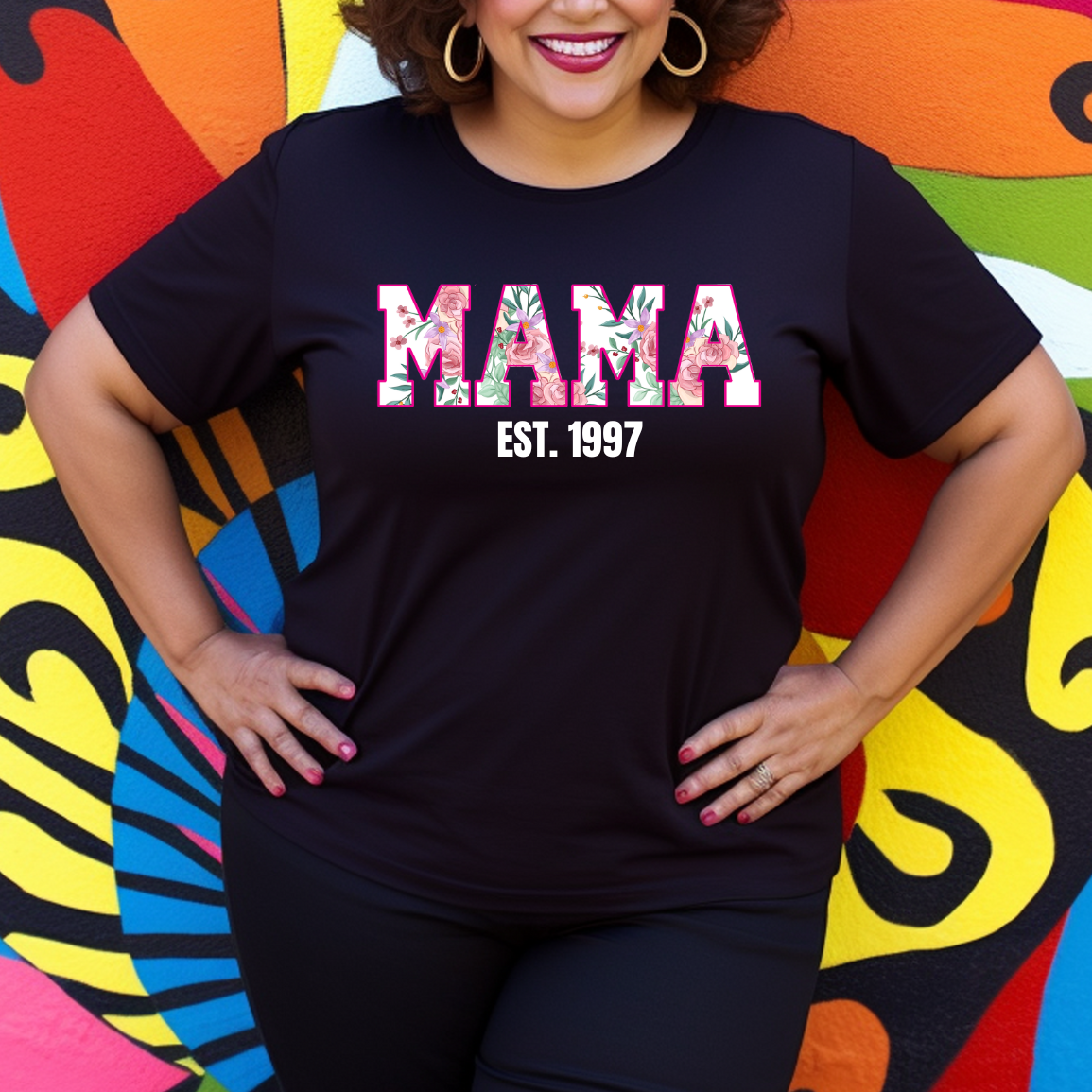 Personalized Mama Premium Short Sleeve T-Shirt