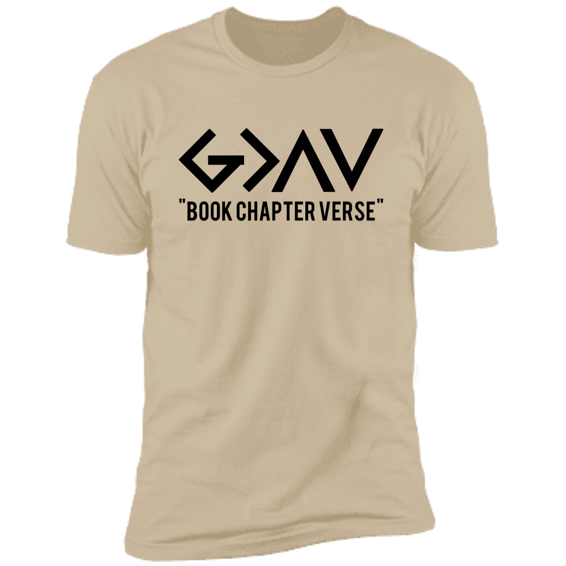 gifts for mom, gifts for dad, gifts for wife, gifts for husband. Find gifts for daughter and gifts for son. Personalized God Is Greater Than The Highs And The Lows Premium Short Sleeve T-Shirt Light