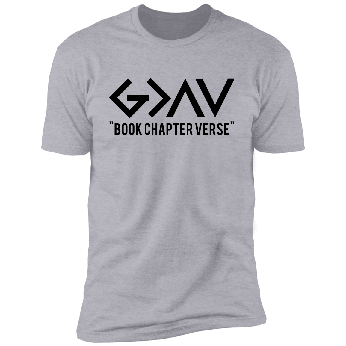 Personalized God Is Greater Than The Highs And The Lows Premium Short Sleeve T-Shirt Light