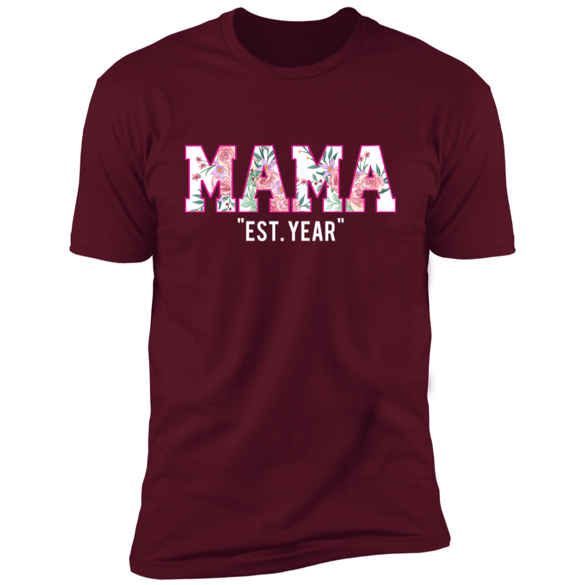 Personalized Mama Premium Short Sleeve T-Shirt