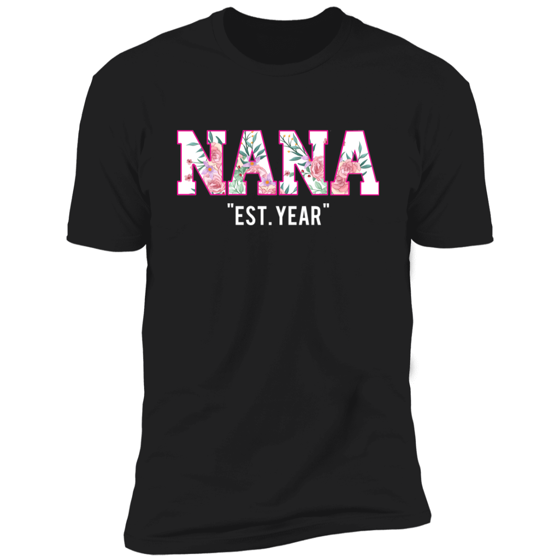 gifts for mom, gifts for dad, gifts for wife, gifts for husband. gifts for daughter and gifts for son. Personalized Nana Premium Short Sleeve T-Shirt