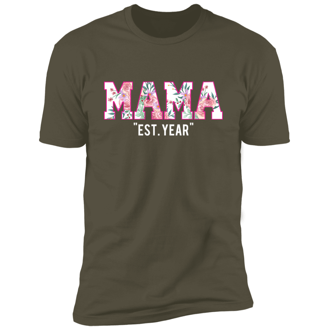 Personalized Mama Premium Short Sleeve T-Shirt
