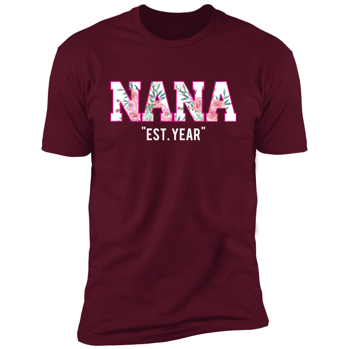 gifts for mom, gifts for dad, gifts for wife, gifts for husband. gifts for daughter and gifts for son. Personalized Nana Premium Short Sleeve T-Shirt