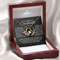 gifts for mom, gifts for dad, gifts for wife, gifts for husband, gifts for daughter, gifts for son, Personalized Forever Love Necklace Soulmate If I Could Give You
