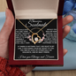gifts for mom, gifts for dad, gifts for wife, gifts for husband, gifts for daughter, gifts for son, Forever Love Necklace Soulmate If I Could Give You One Thing