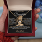 gifts for mom, gifts for dad, gifts for wife, gifts for husband, gifts for daughter, Forever Love Necklace For Daughter From Dad Never Forget I Love You