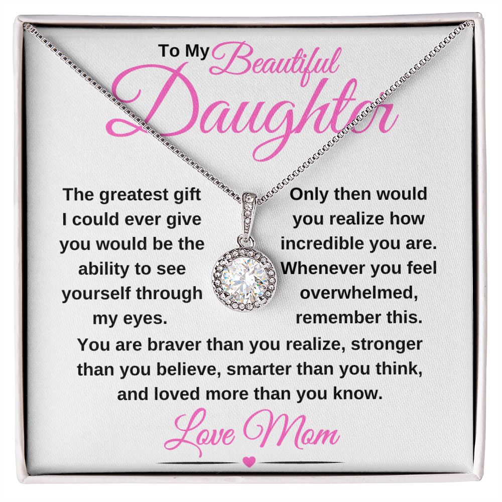 To My Beautiful Daughter, Great Birthday Gifts For Daughters, Great Congratulations Gifts, Great Gift Jewelry and Watches, Great Gifts For Daughters, Great Graduation Gifts For Daughter, Great Jewelry Box, Great Sweet 16 Gifts For Daughters, Great Personalized Gifts, Military Graduation Gift, Eternal Hope Necklace