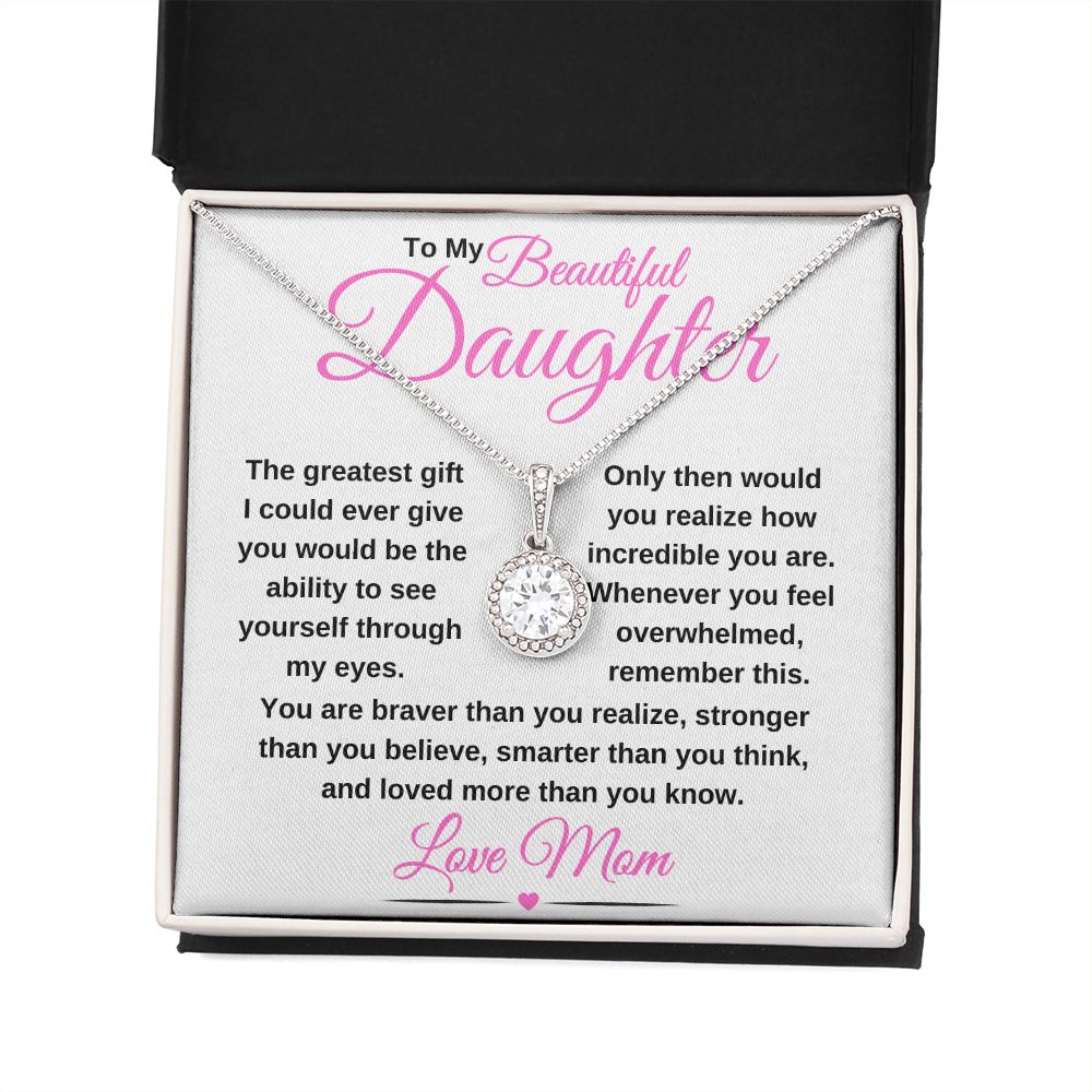 To My Beautiful Daughter, Great Birthday Gifts For Daughters, Great Congratulations Gifts, Great Gift Jewelry and Watches, Great Gifts For Daughters, Great Graduation Gifts For Daughter, Great Jewelry Box, Great Sweet 16 Gifts For Daughters, Great Personalized Gifts, Military Graduation Gift, Eternal Hope Necklace