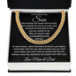 "To Our Amazing Son, Watching you thrive as a man, Cuban link, chain 14k white gold, 18k yellow gold, Great Birthday Gifts For Sons, Great Congratulations Gifts, Great Gift Jewelry and Watches, Great Gifts For Son, Great Graduation Gifts For Son, Great Jewelry Box, Great Sweet 16 Gifts For Son, Military Graduation Gift