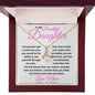 Alluring Beauty necklace 14k white gold or 18k yellow gold over stainless steel. Christmas Gift for Daughter, Unique Gift for Daughter, Sweet 16 Birthday Gift, Graduation Gifts For Daughter, Great Gifts For Daughters, Great Gift Jewelry and Watches, Great Congratulations Gifts, Great Birthday Gifts For Daughters