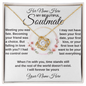 gifts for mom, gifts for dad, gifts for wife, gifts for husband, gifts for daughter, gifts for son, Personalized Love Knot Necklace Soulmate