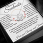 gifts for mom, gifts for dad, gifts for wife, gifts for husband, gifts for daughter, gifts for son, Love Knot Necklace Soulmate If There Is Anything I Did Right