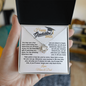 gifts for mom, gifts for dad, gifts for wife, gifts for husband, gifts for daughter, gifts for son, Custom Graduation Gift, Love Knot Necklace, Graduation Gift