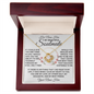 gifts for mom, gifts for dad, gifts for wife, gifts for husband, gifts for daughter, gifts for son, Personalized Love Knot Necklace Soulmate