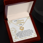 Moma To Be Love Knot Necklace A Better Mom Gold