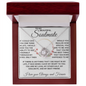 gifts for mom, gifts for dad, gifts for wife, gifts for husband, gifts for daughter, gifts for son, Love Knot Necklace Soulmate If There Is Anything I Did Right