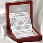 gifts for mom, gifts for dad, gifts for wife, gifts for husband, gifts for daughter, gifts for son, Love Knot Necklace Soulmate If There Is Anything I Did Right