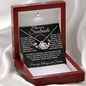 gifts for mom, gifts for dad, gifts for wife, gifts for husband, gifts for daughter, gifts for son, Love Knot Necklace Soulmate If I Could Give You One Thing