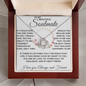 gifts for mom, gifts for dad, gifts for wife, gifts for husband, gifts for daughter, gifts for son, Love Knot Necklace Soulmate If There Is Anything I Did Right