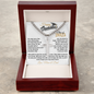 gifts for mom, gifts for dad, gifts for wife, gifts for husband, gifts for daughter, gifts for son, Personalized Happy Graduation Cuban Link Chain Artisan Cross