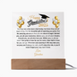 gifts for mom, gifts for dad, gifts for wife, gifts for husband, gifts for daughter, gifts for son, Happy Graduation Acrylic Plaque For Daughter From Grandma