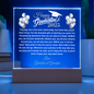 gifts for mom, gifts for dad, gifts for wife, gifts for husband, gifts for daughter, gifts for son, Graduation Acrylic Plaque For Granddaughter Grandparents