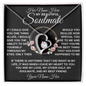 gifts for mom, gifts for dad, gifts for wife, gifts for husband, gifts for daughter, gifts for son, Personalized Forever Love Necklace Soulmate If I Could Give You
