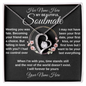 gifts for mom, gifts for dad, gifts for wife, gifts for husband, gifts for daughter, gifts for son, Personalized Forever Love Necklace Soulmate Meeting Was Fate