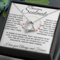 gifts for mom, gifts for dad, gifts for wife, gifts for husband, gifts for daughter, gifts for son, Forever Love Necklace Soulmate If There's Anything I Did