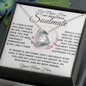 gifts for mom, gifts for dad, gifts for wife, gifts for husband, gifts for daughter, gifts for son, Personalized Forever Love Necklace Soulmate