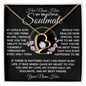 gifts for mom, gifts for dad, gifts for wife, gifts for husband, gifts for daughter, gifts for son, Personalized Forever Love Necklace Soulmate If I Could Give You