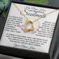 gifts for mom, gifts for dad, gifts for wife, gifts for husband, gifts for daughter, gifts for son, Personalized Forever Love Necklace Soulmate