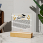 gifts for mom, gifts for dad, gifts for wife, gifts for husband, gifts for daughter, gifts for son, Happy Graduation Acrylic Plaque For Daughter From Grandma