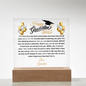 gifts for mom, gifts for dad, gifts for wife, gifts for husband, gifts for daughter, gifts for son, Happy Graduation Acrylic Plaque For Daughter From Grandma