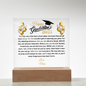 gifts for mom, gifts for dad, gifts for wife, gifts for husband, gifts for daughter, gifts for son, Happy Graduation Acrylic Plaque For Daughter From Mom