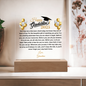 gifts for mom, gifts for dad, gifts for wife, gifts for husband, gifts for daughter, gifts for son, Happy Graduation Acrylic Plaque For Daughter From Grandma