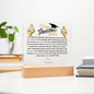gifts for mom, gifts for dad, gifts for wife, gifts for husband, gifts for daughter, gifts for son, Happy Graduation Acrylic Plaque For Daughter From Grandma