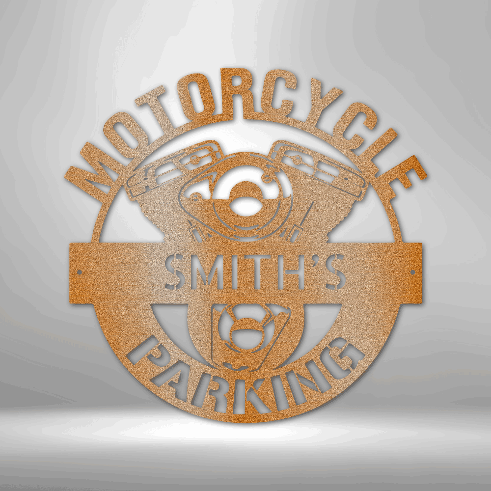 Metal Monogram sign, Metal Signs, Great Metal Art, Great Gifts For Husband, Great Personalized Gifts, Great Wall Art, Great Father's Day Gifts, Great Gifts For Dad, Great Birthday Gifts For Dad, Great Birthday Gifts For Sons, Great Gifts For Bikers, Great Housewarming Gifts, Great Sweet 16 Gifts For Son