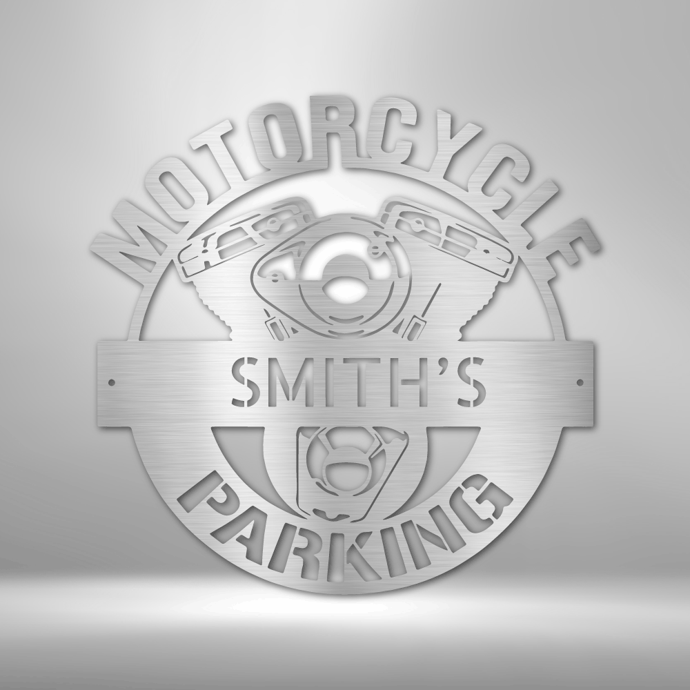 Metal Monogram sign, Metal Signs, Great Metal Art, Great Gifts For Husband, Great Personalized Gifts, Great Wall Art, Great Father's Day Gifts, Great Gifts For Dad, Great Birthday Gifts For Dad, Great Birthday Gifts For Sons, Great Gifts For Bikers, Great Housewarming Gifts, Great Sweet 16 Gifts For Son