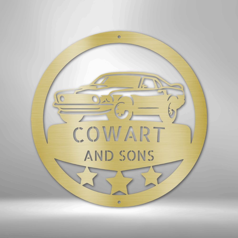 Best Gifts for Husband, Anniversary Gifts, Best Housewarming Gifts, Personalized Name Sign, Metal Monogram, Metal Wall Art, Metal Signs, Great Metal Art, Great Father's Day Gifts, Great Birthday Gifts For Dad, Great Birthday Gifts For Sons, Great Gifts For Car Lovers, Great Gifts For Dad, Great Wall Art