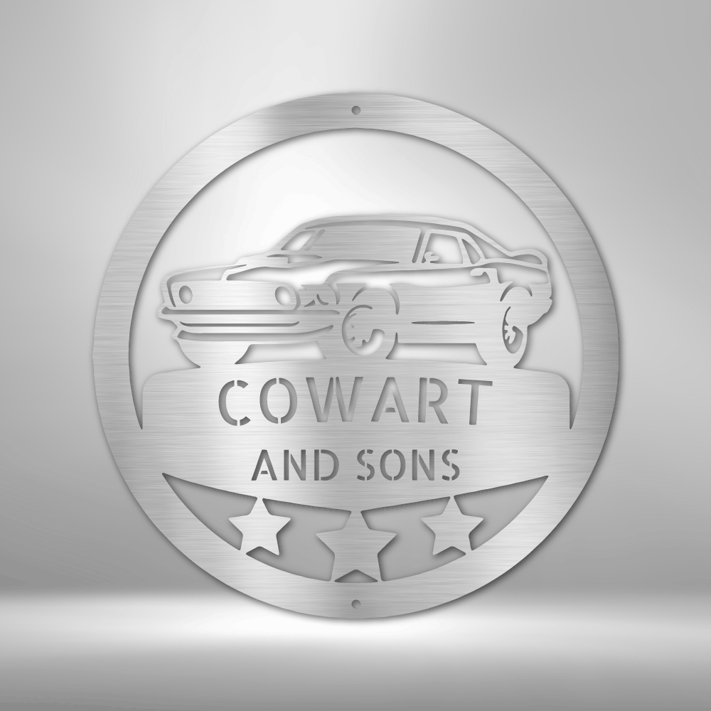 Best Gifts for Husband, Anniversary Gifts, Best Housewarming Gifts, Personalized Name Sign, Metal Monogram, Metal Wall Art, Metal Signs, Great Metal Art, Great Father's Day Gifts, Great Birthday Gifts For Dad, Great Birthday Gifts For Sons, Great Gifts For Car Lovers, Great Gifts For Dad, Great Wall Art