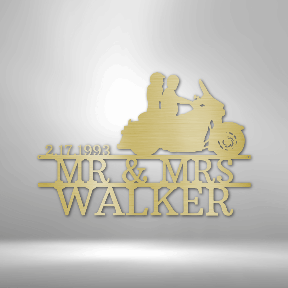 Gifts for Husband, Anniversary Gifts, Gifts for Couples, Housewarming Gifts, Personalized Name Sign, Metal Monogram sign, Metal Wall Art, Metal Signs, Wedding Monogram, Mr and Mrs sign, Anniversary Gift, Great Gifts For Bikers, Great Gifts For Couples, Great Metal Art, Great Personalized Gifts, Great Wall Art