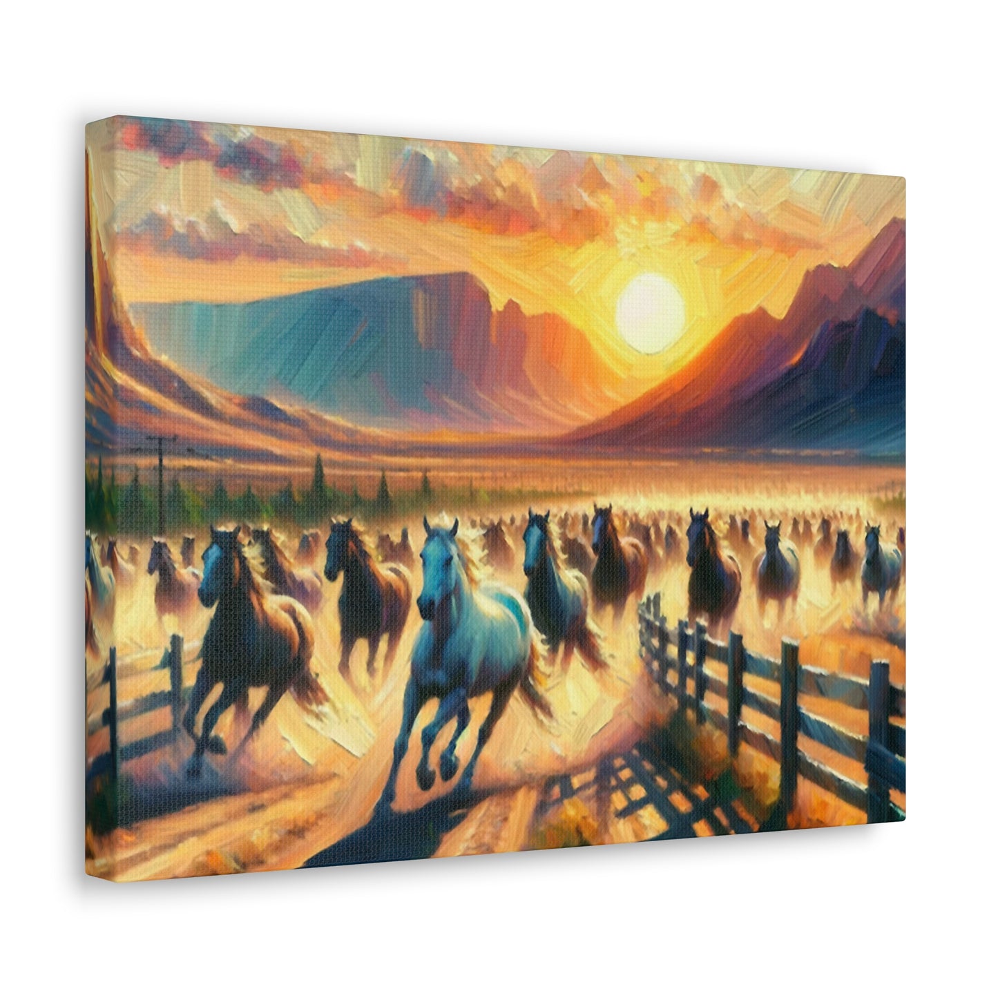 Clouds and Thunder-Canvas Gallery Wraps