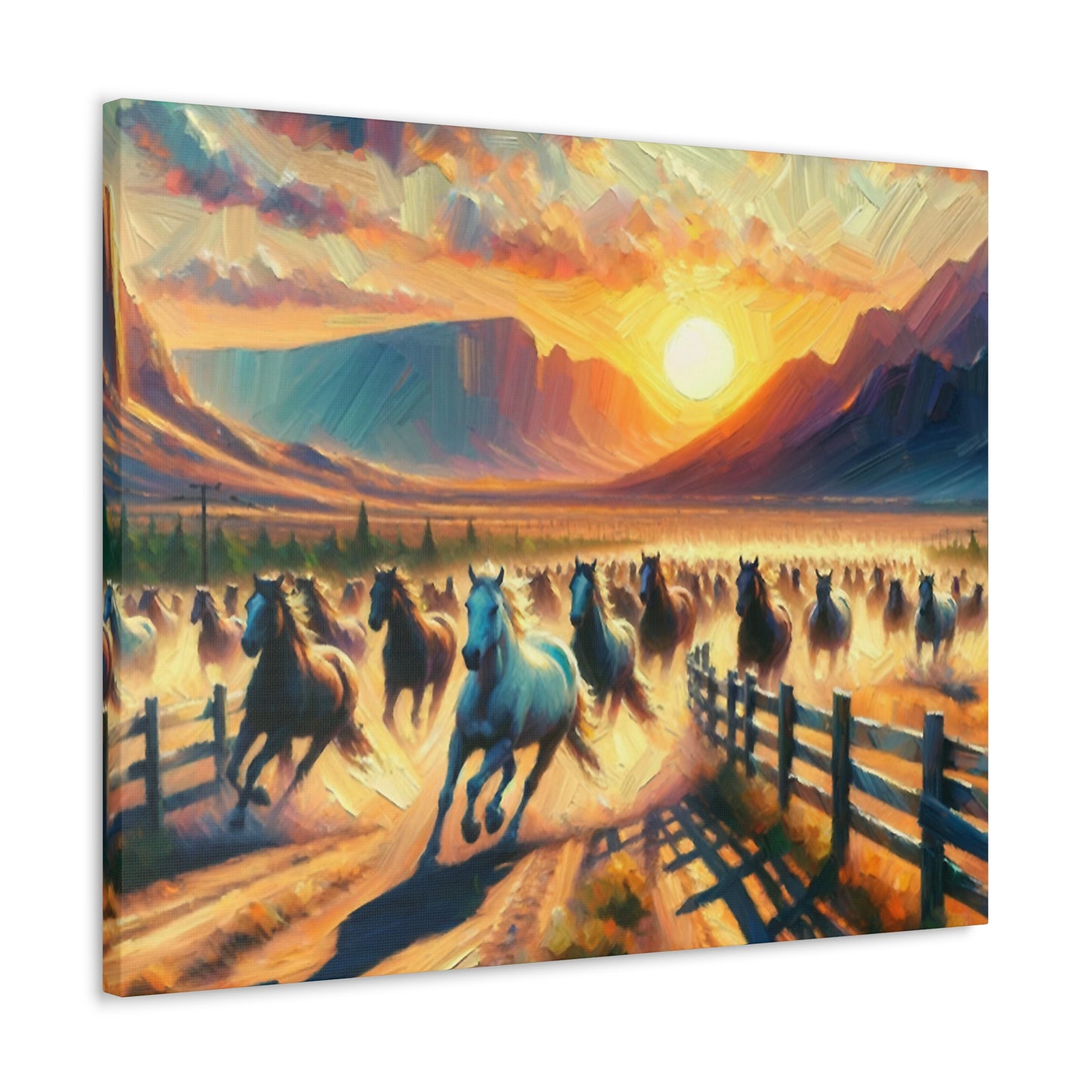 Clouds and Thunder-Canvas Gallery Wraps