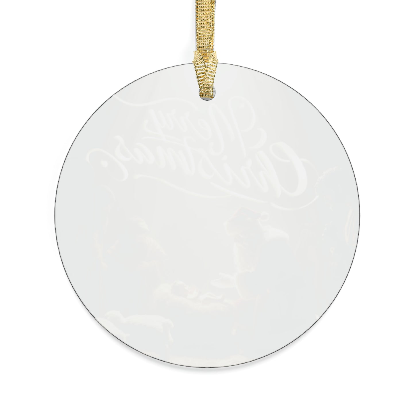 Transparent construction and a string for placement. .: Material: 100% clear acrylic.: single ornament Glossy finish.: One-sided print.: Includes gold ribbon for hanging. Christmas tree Christmas ornaments Memorial ornament Christmas Gift Holiday decor decorations tree trimming Christmas spirit Christmas in Heaven Poem