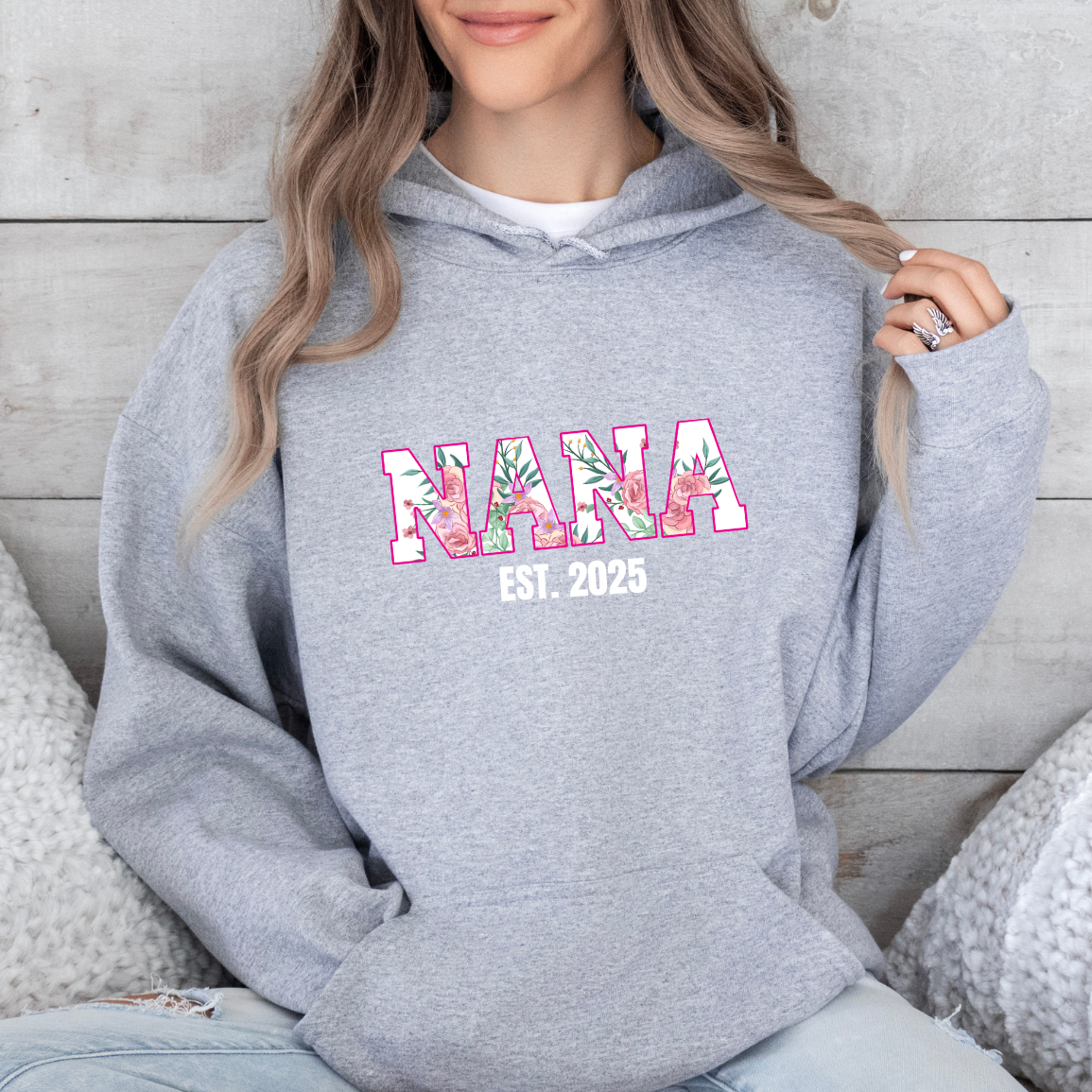 Personalized Nana Gildan Pullover Hoodie