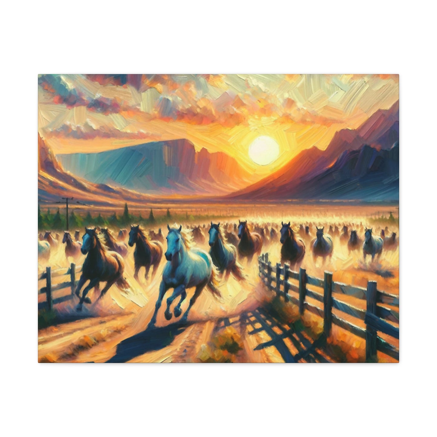 Clouds and Thunder-Canvas Gallery Wraps